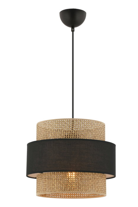 Opviq Cascade Lámpara de Araña Beige y Negro